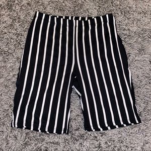 Rainbow Clothing Black & White Bike Shorts